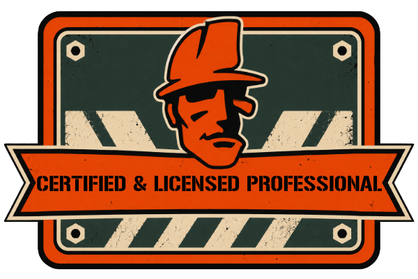 V Morais Construction, Inc. Badge